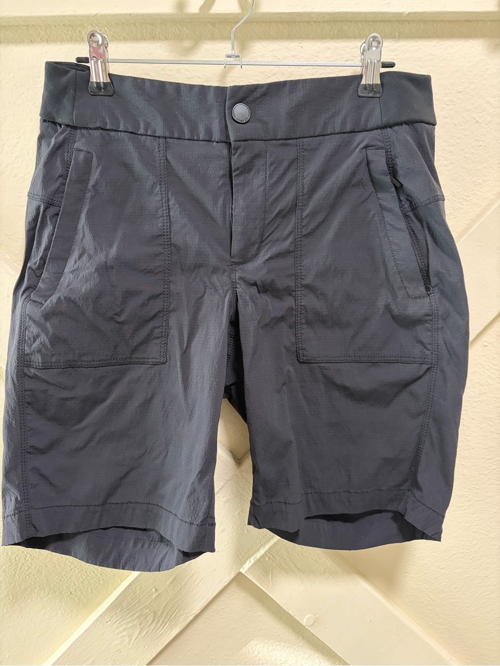 Athleta Black Performance Bermuda Shorts
